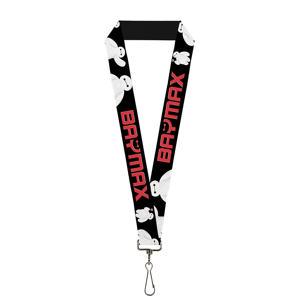 Lanyard - 1.0" - BAYMAX Poses Black White Red