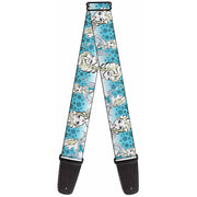 Guitar Strap - Anna Snowflakes Frozen Art Collection Poses