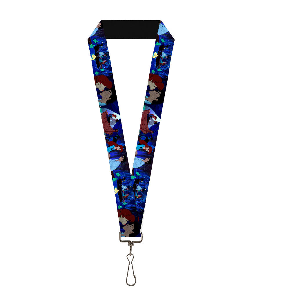 Lanyard - 1.0" - The Little Mermaid Ariel & Eric Boat Scenes