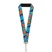 Lanyard - 1.0" - Nemo & Dory Poses