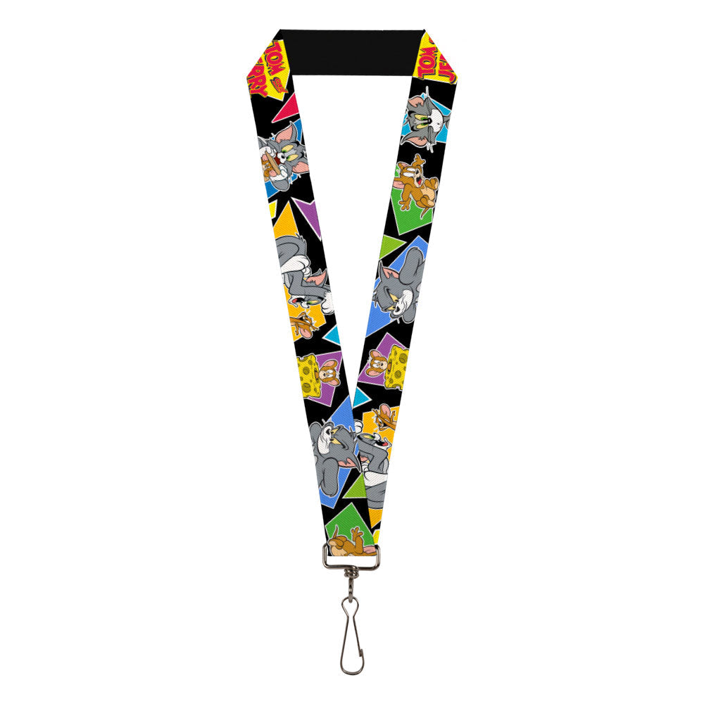 Lanyard - 1.0" - TOM & JERRY Poses Black Multi Color