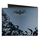 Canvas Bi-Fold Wallet - Joker Face Bats + BATMAN ARKHAM ORIGINS