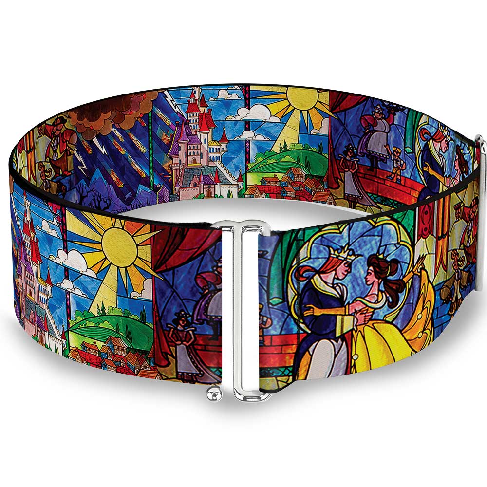 Cinch Waist Belt - Beauty & the Beast Stained Glass Scenes