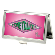 Business Card Holder - SMALL - Harry Potter HONEYDUKES Logo FCG Pinks Greens