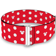 Cinch Waist Belt - Minnie Mouse Polka Dot Mini Silhouette Red White