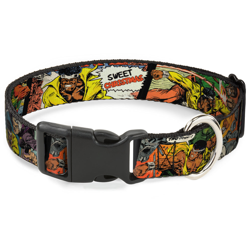 Plastic Clip Collar - 5-Classic Luke Cage Comic Scene Blocks