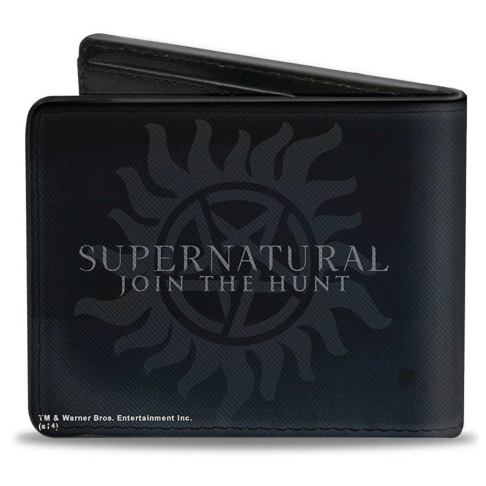 Bi-Fold Wallet - Winchester Brothers CLOSE-UP + SUPERNATURAL Logo