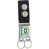 Keychain - Green Lantern Logo CLOSE-UP Full Color White Green