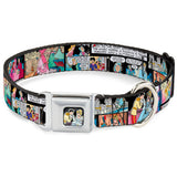 Prince & Cinderella Full Color Seatbelt Buckle Collar - Cinderella Movie Panels & Quotes