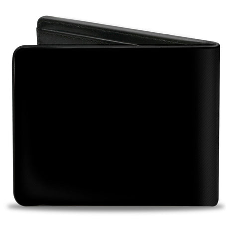 Bi-Fold Wallet - The Batman and Batcycle Pose Black White