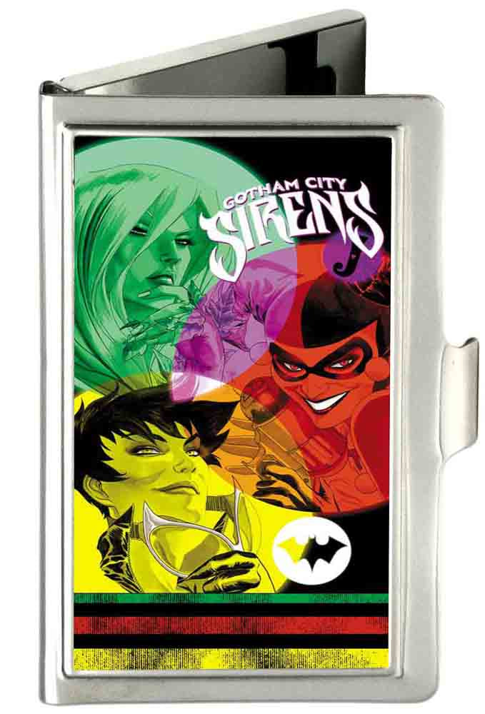 Business Card Holder - SMALL - GOTHAM CITY SIRENS Issue #14 Cover FCG Black Multi Color