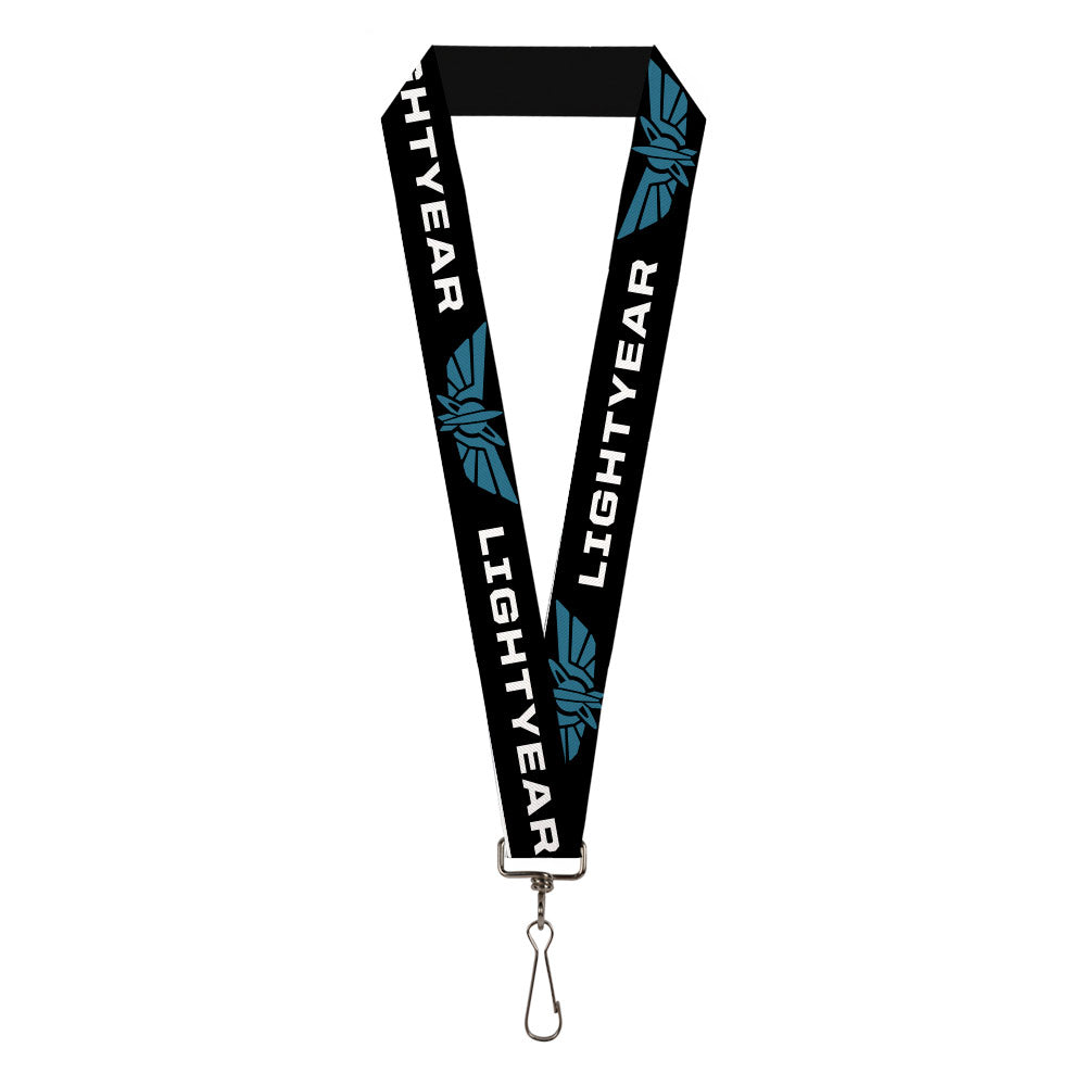 Lanyard - 1.0" - LIGHTYEAR Text Schematic Blues Greens