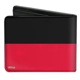 Bi-Fold Wallet - Mickey Mouse Bounding Buttons2 Black Red White