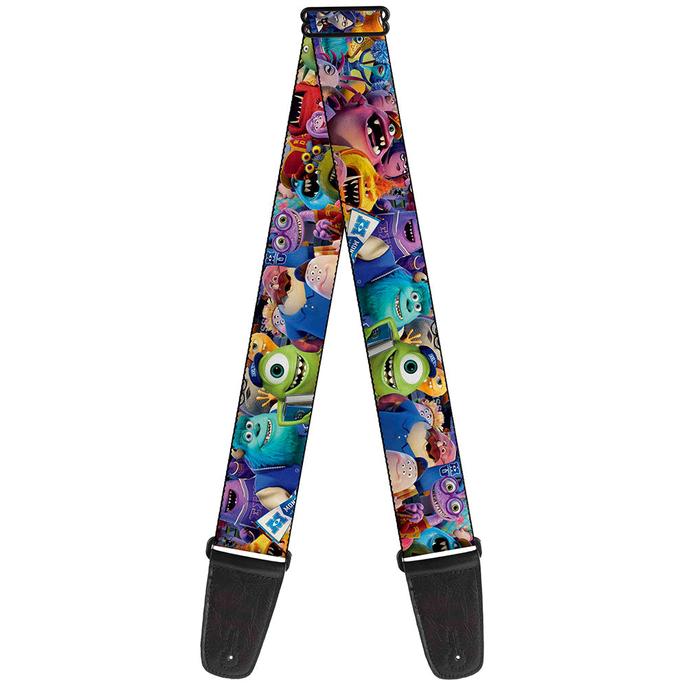 Guitar Strap - Monsters University Monsters Stacked