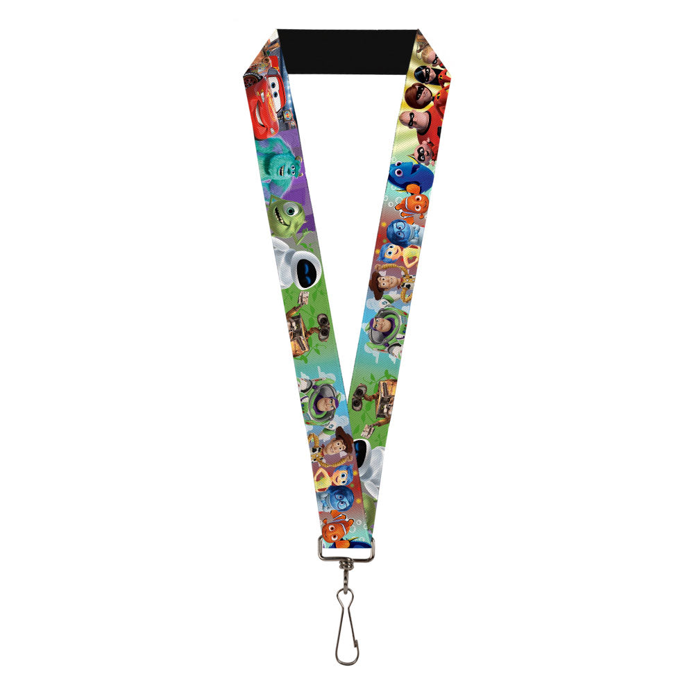 Lanyard - 1.0" - Disney Pixar 7-Movie Character Collage