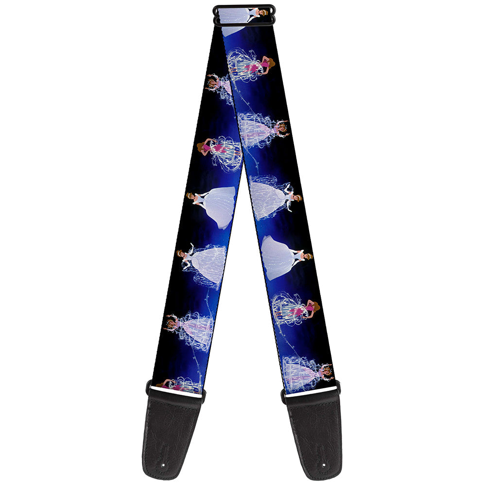 Guitar Strap - Cinderella Transformation Blue Fade