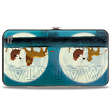 Hinged Wallet - The Lion King HAKUNA MATATA Simba Pumbaa Timon Growing Up Poses Moonlight Scene