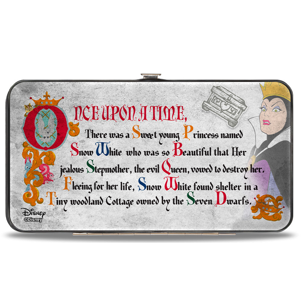 Hinged Wallet - Snow White's Evil Queen Cauldron Pose + ONCE UPON A TIME Tale Grays