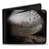 Bi-Fold Wallet - The Conjuring House Scene + Logo Black White