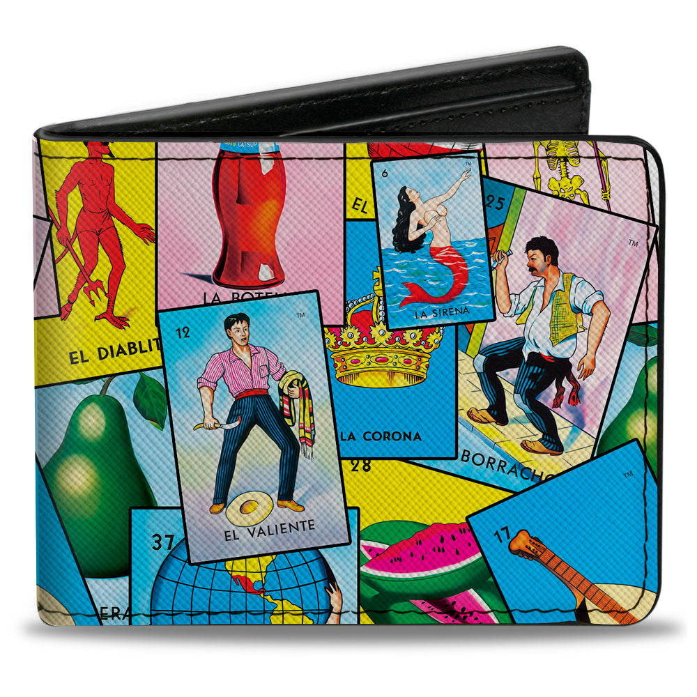 Bi-Fold Wallet - Loteria Card Logos Stacked