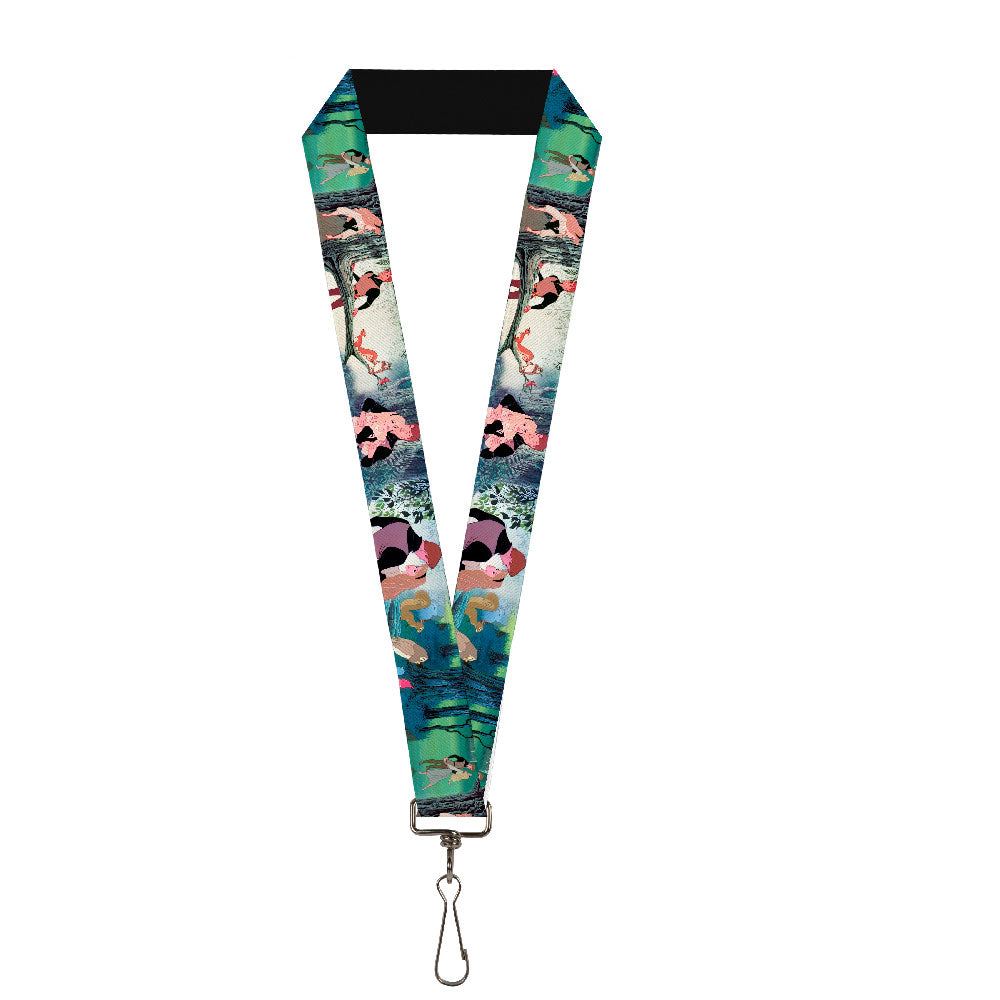 Lanyard - 1.0" - Sleeping Beauty Woods Scenes