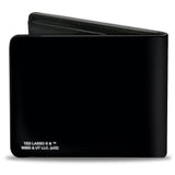 Bi-Fold Wallet - Ted Lasso ROY KENT Quote and Face Black Multi Color