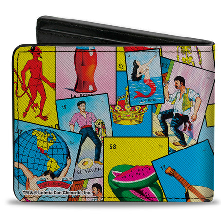 Bi-Fold Wallet - Loteria Card Logos Stacked