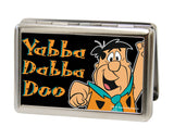 Business Card Holder - LARGE - Fred Pose YABBA DABBA DOO FCG Black