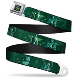 Buzz Lightyear Full Color Black Seatbelt Belt - Woody & Friends KEEP CALM & REACH FOR THE SKY Blues Webbing