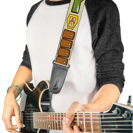 Guitar Strap - Star Wars Boba Fett Utility Belt Bounding Tan