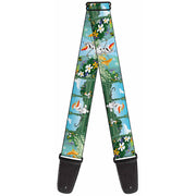 Guitar Strap - Olaf Garden Scenes