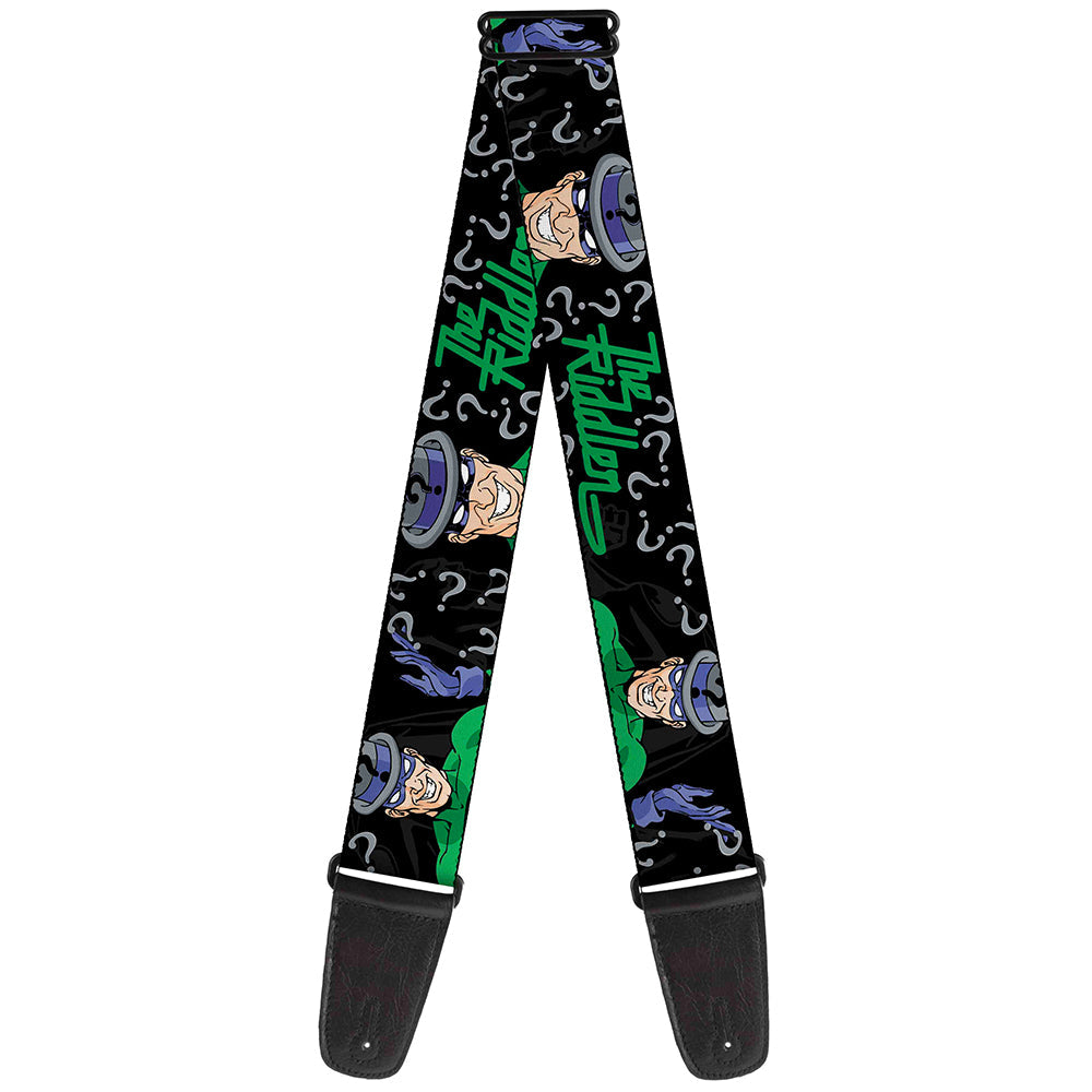 Guitar Strap - The Riddler w Batman Silhouette