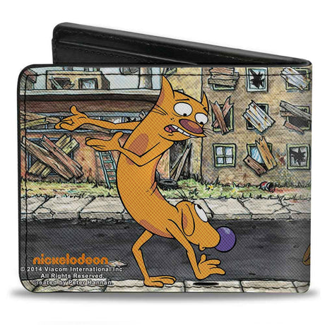 Bi-Fold Wallet - CATDOG Let's Go This Way Poses