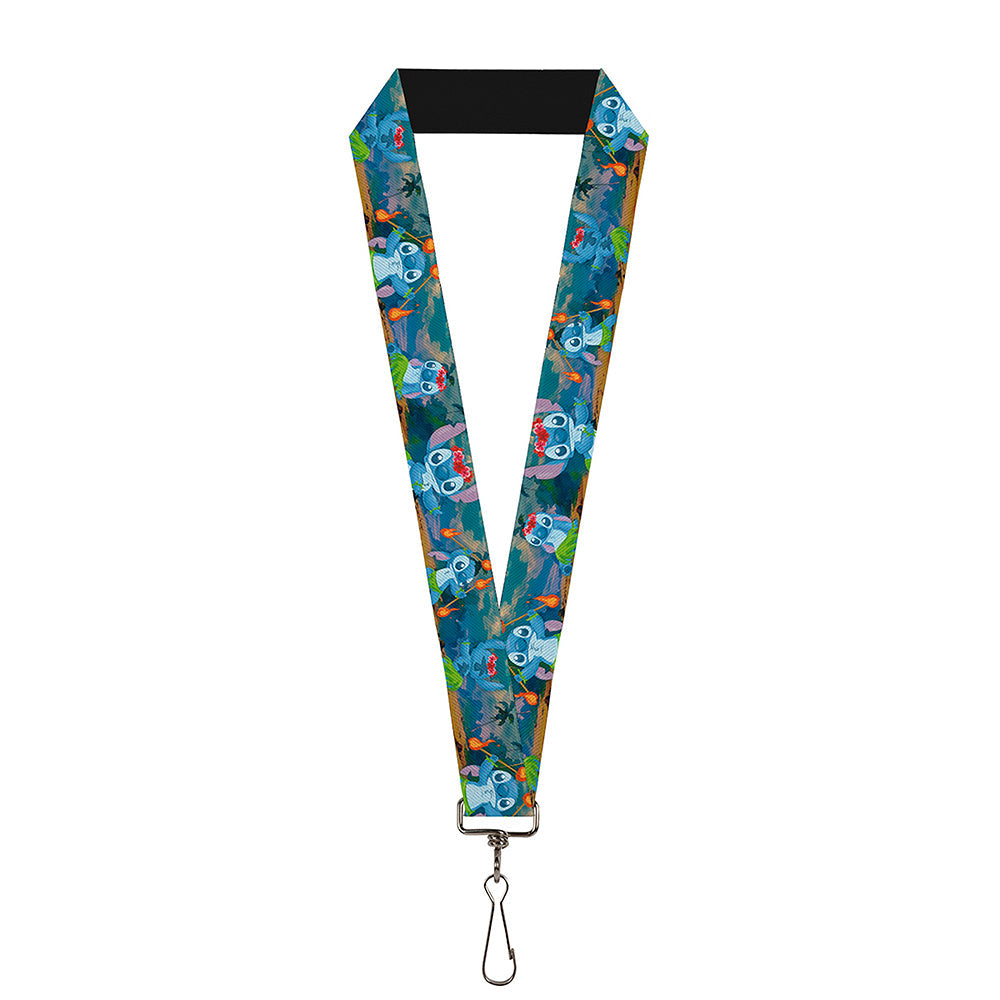 Lanyard - 1.0" - Stitch Hula Dance 5-Poses