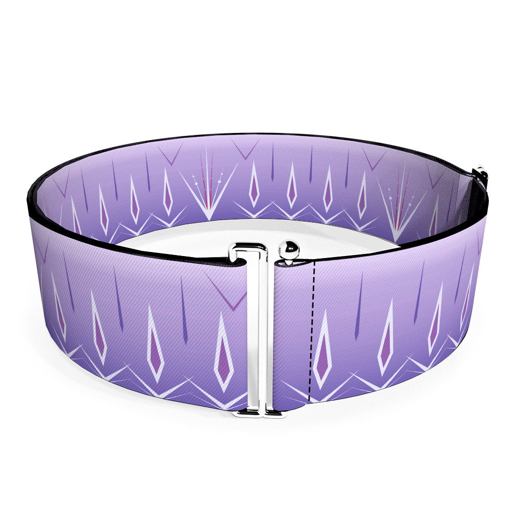 Cinch Waist Belt - Frozen II Elsa Bounding Purples White