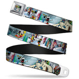 Yodelberg Mickey Full Color Seatbelt Belt - Mickey & Minnie Yodelberg Scenes Webbing