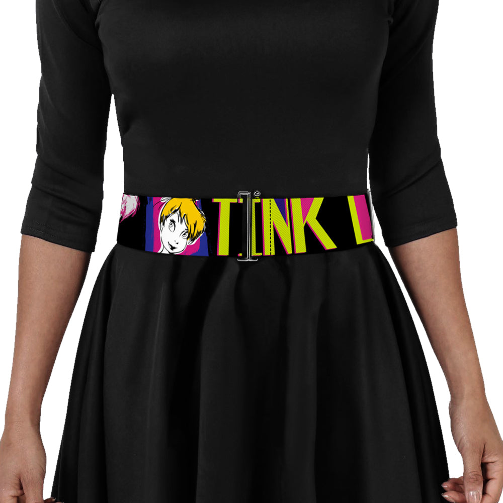 Cinch Waist Belt - TINK LUXE Sketch Black Multi Neon