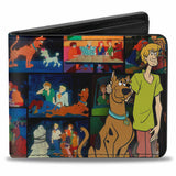 Bi-Fold Wallet - Scooby Doo & Shaggy Pose Scene Blocks + SCOOBY DOO!