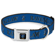 Ravenclaw Crest Full Color Seatbelt Buckle Collar - Harry Potter RAVENCLAW & Crest Blue/Black