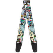 Guitar Strap - Mickey & Minnie Yodelberg Scenes