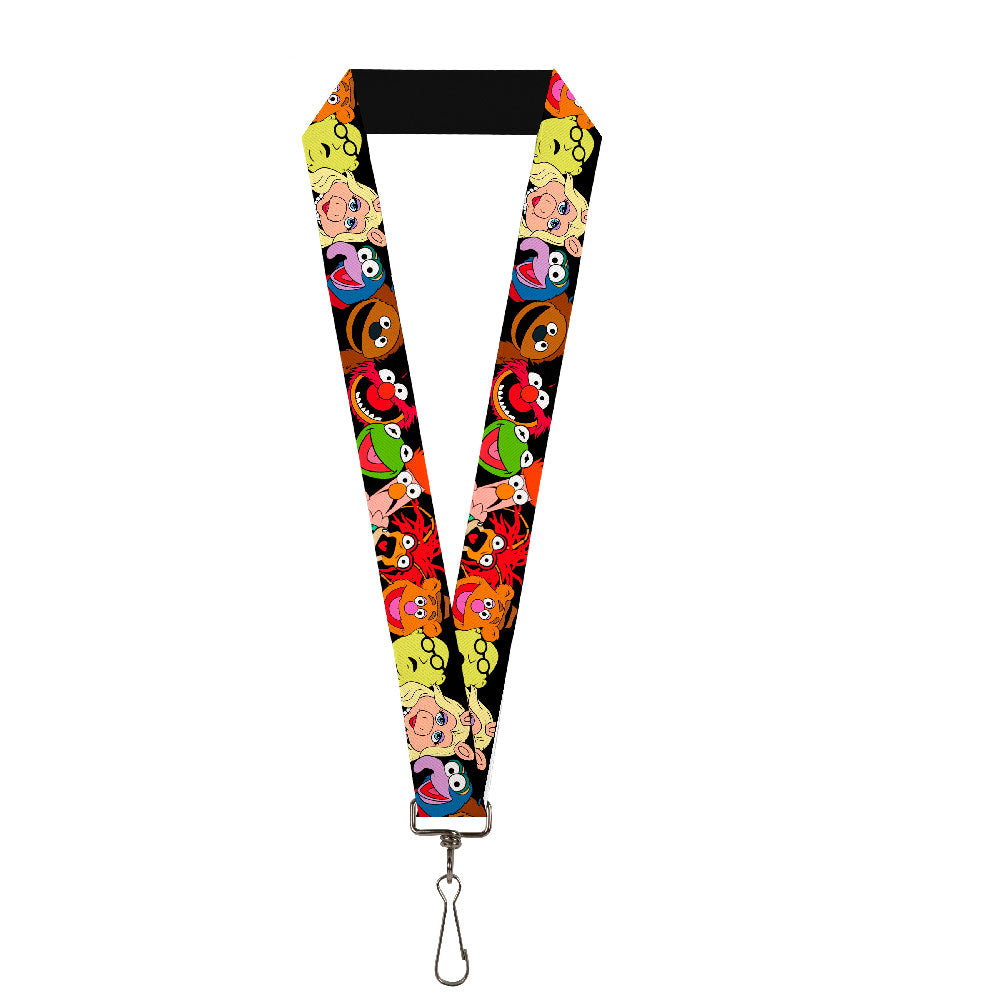 Lanyard - 1.0" - Muppets Faces Black