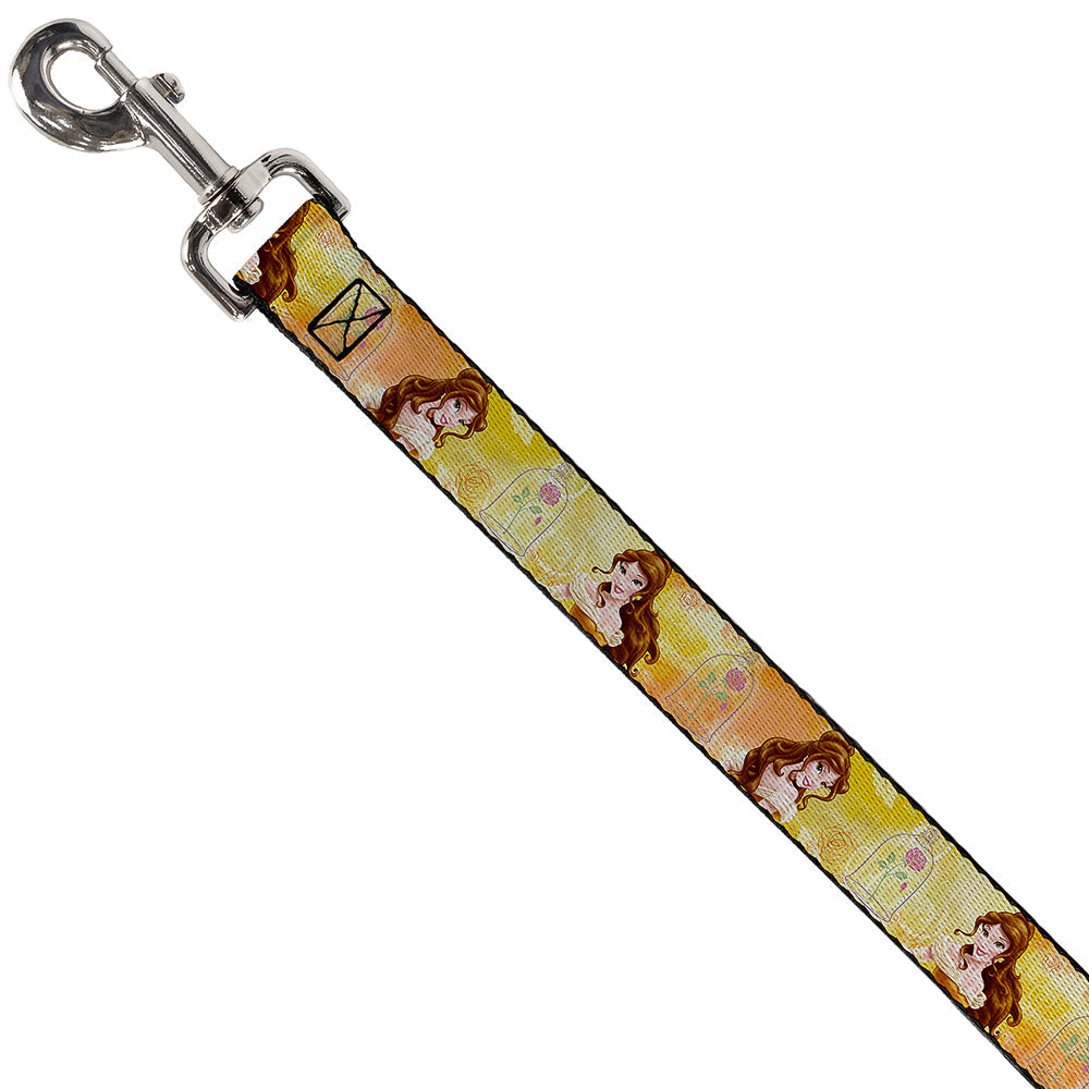 Dog Leash - Belle Poses/Enchanted Rose/Story Script Yellow/Pinks