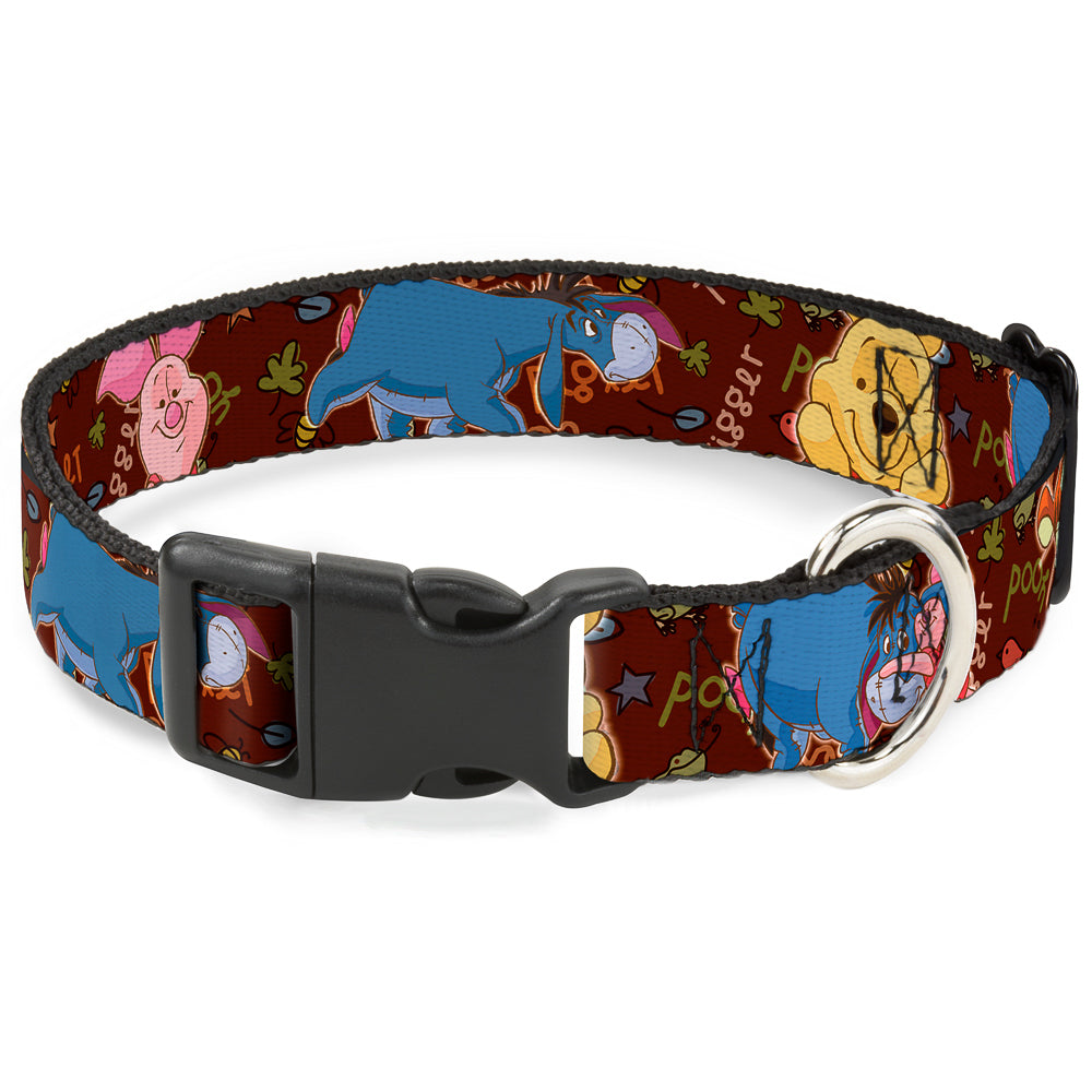 Plastic Clip Collar - Winnie the Pooh Character Poses