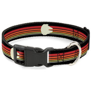 Plastic Clip Collar - Star Wars Millennium Falcon Stripe Black/Multi Color