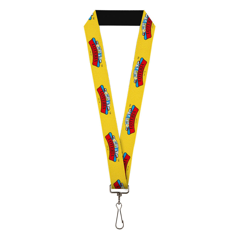 Lanyard - 1.0" - LOTERIA DON CLEMENTE Logo Yellow