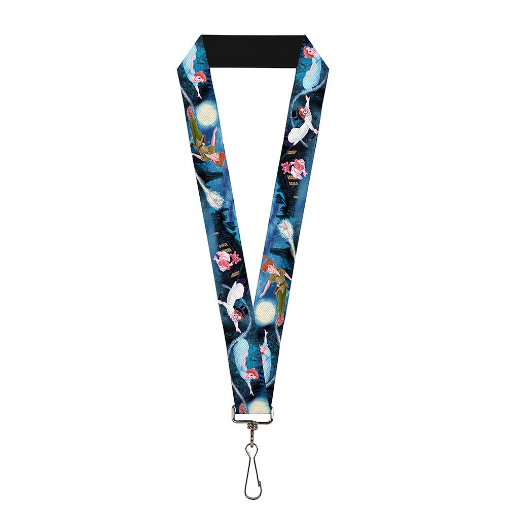 Lanyard - 1.0" - Peter Pan Group Flying Scene