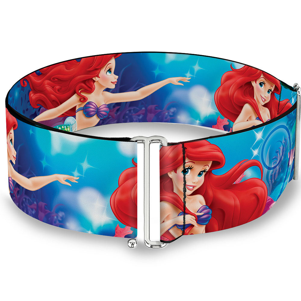 Cinch Waist Belt - Ariel Vivid Underwater Sparkle Poses Castle