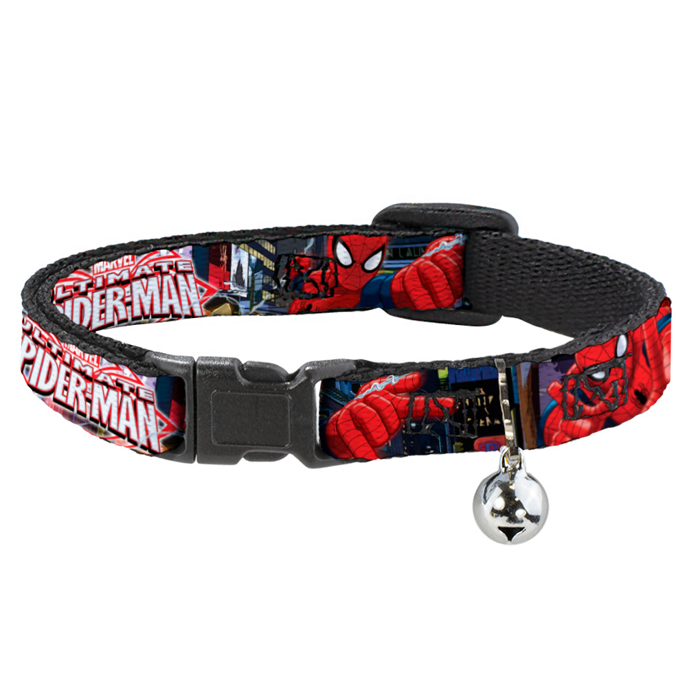 ULTIMATE SPIDER-MAN Cat Collar Breakaway - THE ULTIMATE SPIDER-MAN Swinging City Poses