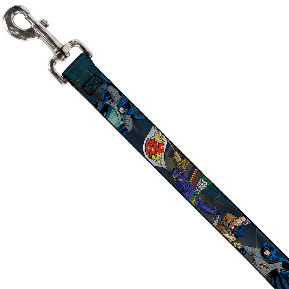 Dog Leash - Batman Battling Villains in Tunnel