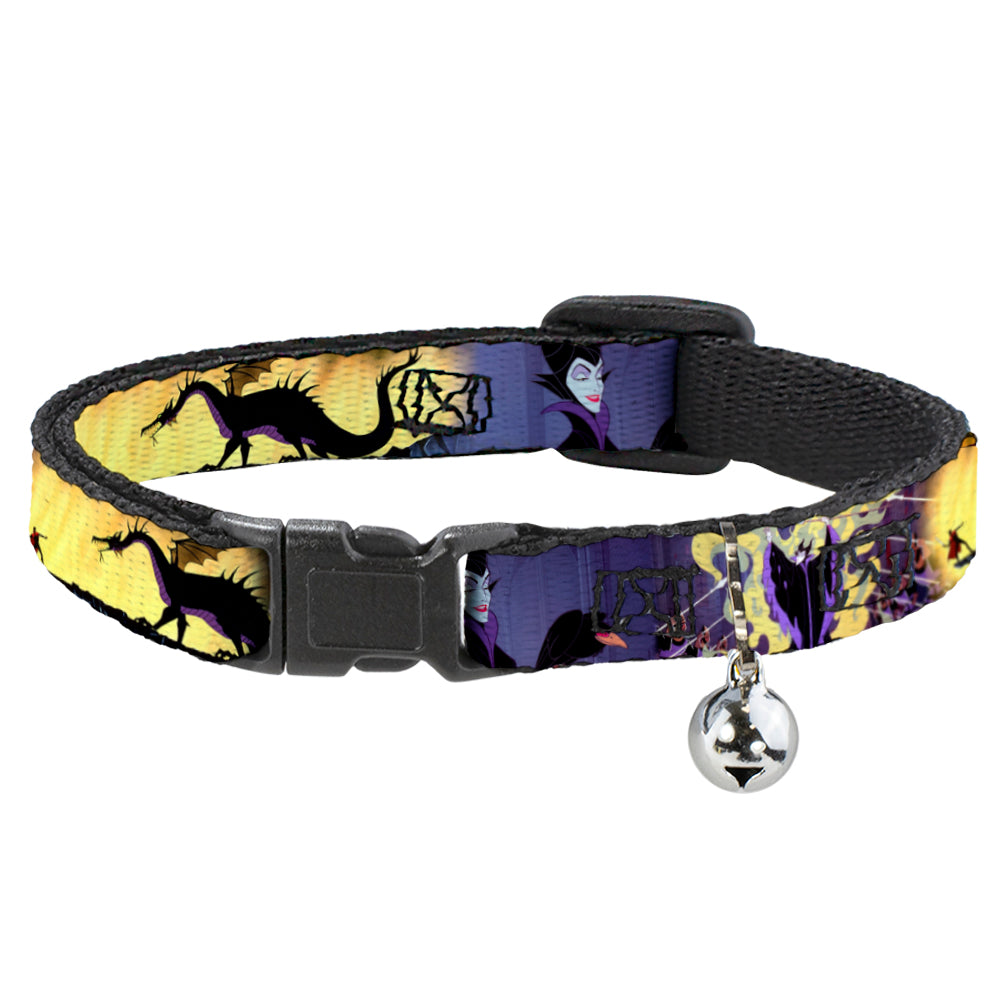 Cat Collar Breakaway - Maleficent Poses